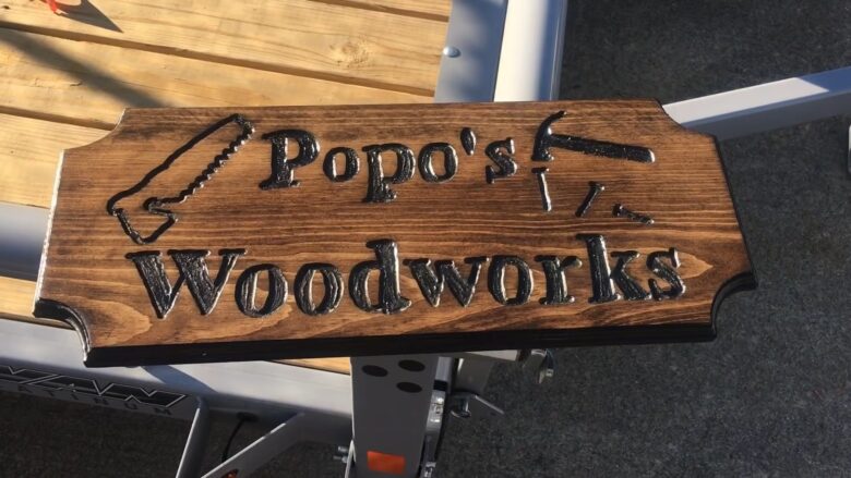Finished Wooden Sign