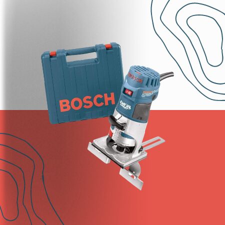 BOSCH PR20EVSK 1.0 HP Variable Speed Wood Router