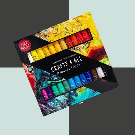 Acrylic Paint Set 24 Colors by Crafts 4