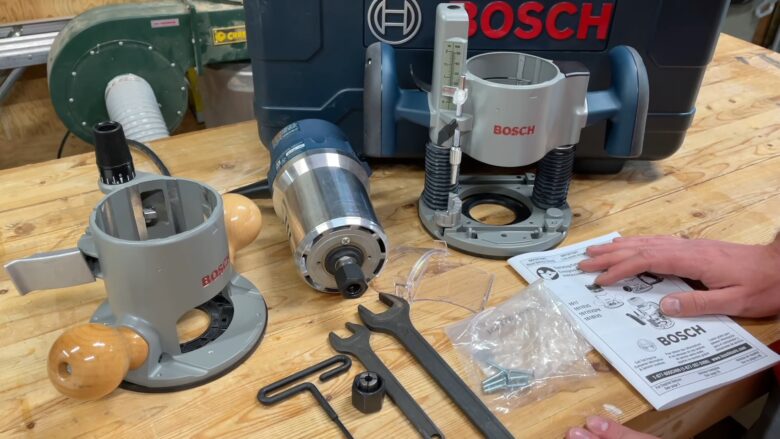 Bosch 1617EVSPK Router Review (Fixed & Plunge Base) Best All-around Woodworking Router
